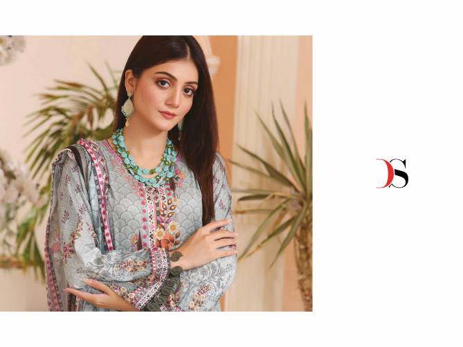 Firdous Lawn 24 By Deepsy Suits Embroidery Cotton Pakistani Suits Wholesale Shop In Surat